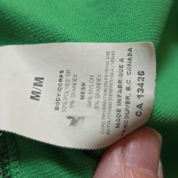 MEN'S SUGOI LONG SLEEVE SHIRT GREEN GRAY MESH CYCLING RUNNING SPORTS SWIMMING - Picture 5 of 7